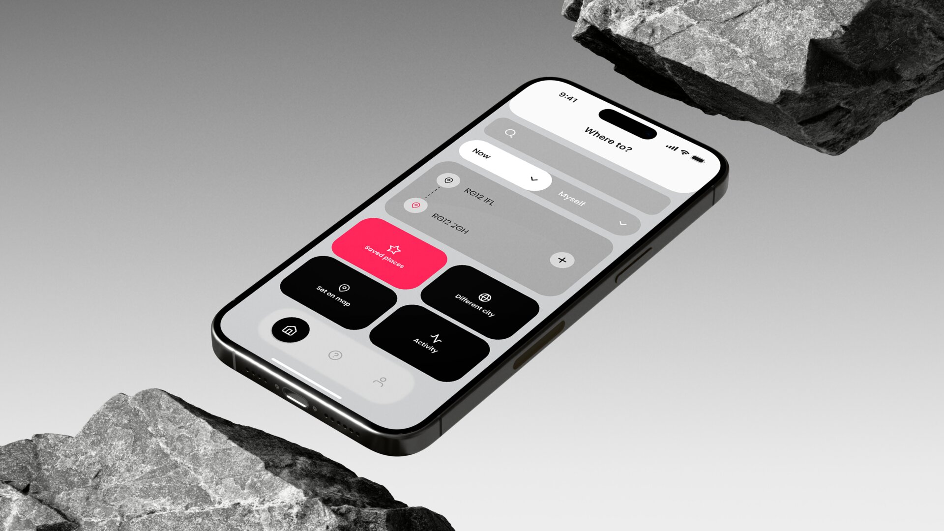 On-Demand Ride App UI Design Concept - Butterfly mobile interface